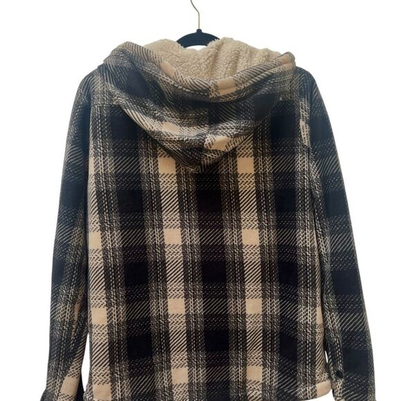 Aeropostale hooded plaid shirt/ jacket - Picture 6 of 6